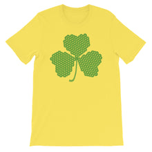 Load image into Gallery viewer, Crochet Lace Celtic Knots Shamrock Short-Sleeve Unisex T-Shirt