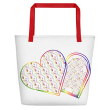 Load image into Gallery viewer, Sweetheart Box Multicolor Beach Bag