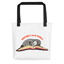 Load image into Gallery viewer, Novels and Chill Tote bag