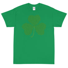 Load image into Gallery viewer, Crochet Lace Celtic Knots Shamrock Short Sleeve T-Shirt