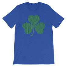 Load image into Gallery viewer, Crochet Lace Celtic Knots Shamrock Short-Sleeve Unisex T-Shirt