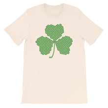 Load image into Gallery viewer, Crochet Lace Celtic Knots Shamrock Short-Sleeve Unisex T-Shirt