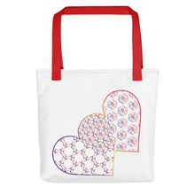 Load image into Gallery viewer, Complementary Hearts Tote bag