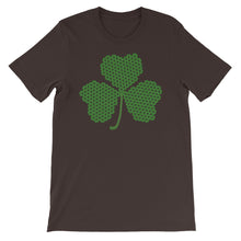 Load image into Gallery viewer, Crochet Lace Celtic Knots Shamrock Short-Sleeve Unisex T-Shirt