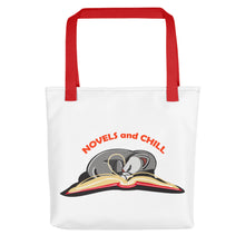 Load image into Gallery viewer, Novels and Chill Tote bag