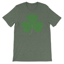 Load image into Gallery viewer, Crochet Lace Celtic Knots Shamrock Short-Sleeve Unisex T-Shirt