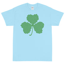 Load image into Gallery viewer, Crochet Lace Celtic Knots Shamrock Short Sleeve T-Shirt