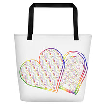 Load image into Gallery viewer, Sweetheart Box Multicolor Beach Bag