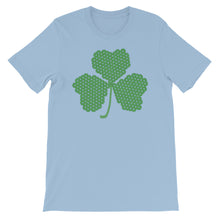 Load image into Gallery viewer, Crochet Lace Celtic Knots Shamrock Short-Sleeve Unisex T-Shirt