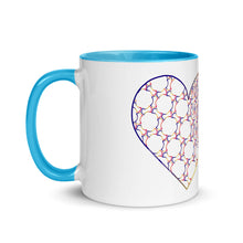 Load image into Gallery viewer, Complementary Hearts Mug with Color Inside