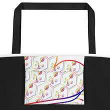 Load image into Gallery viewer, Sweetheart Box Multicolor Beach Bag