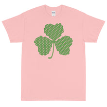 Load image into Gallery viewer, Crochet Lace Celtic Knots Shamrock Short Sleeve T-Shirt