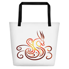 Load image into Gallery viewer, Delighted Stylus Studio Dragon Beach Bag