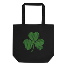 Load image into Gallery viewer, Crochet Lace Celtic Knots Shamrock Eco Tote Bag