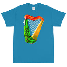 Load image into Gallery viewer, Erin the Enchantress Irish Harp Short Sleeve T-Shirt