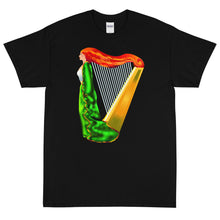 Load image into Gallery viewer, Erin the Enchantress Irish Harp Short Sleeve T-Shirt