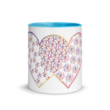 Load image into Gallery viewer, Complementary Hearts Mug with Color Inside