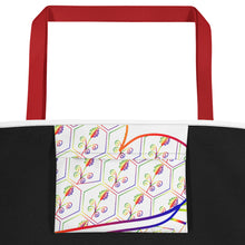 Load image into Gallery viewer, Sweetheart Box Multicolor Beach Bag