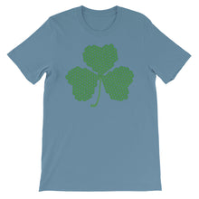 Load image into Gallery viewer, Crochet Lace Celtic Knots Shamrock Short-Sleeve Unisex T-Shirt