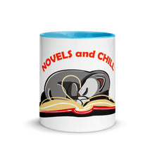 Load image into Gallery viewer, Novel and Chill Mug with Color Inside