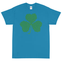 Load image into Gallery viewer, Crochet Lace Celtic Knots Shamrock Short Sleeve T-Shirt