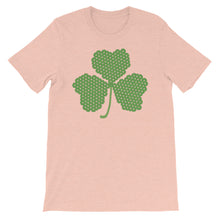 Load image into Gallery viewer, Crochet Lace Celtic Knots Shamrock Short-Sleeve Unisex T-Shirt