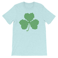 Load image into Gallery viewer, Crochet Lace Celtic Knots Shamrock Short-Sleeve Unisex T-Shirt