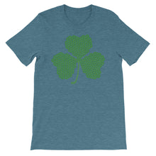 Load image into Gallery viewer, Crochet Lace Celtic Knots Shamrock Short-Sleeve Unisex T-Shirt
