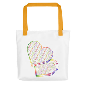 Sweetheart Box Multicolor Tote bag