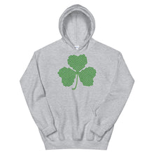 Load image into Gallery viewer, Crochet Lace Celtic Knots Shamrock Unisex Hoodie
