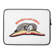 Load image into Gallery viewer, Novels and Chill Laptop Sleeve
