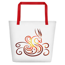 Load image into Gallery viewer, Delighted Stylus Studio Dragon Beach Bag
