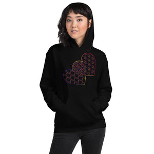 Complementary Hearts Unisex Hoodie