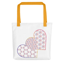 Load image into Gallery viewer, Complementary Hearts Tote bag
