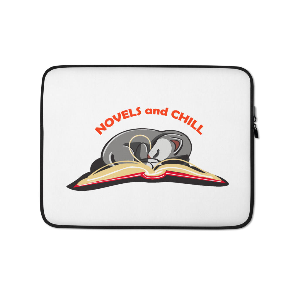 Novels and Chill Laptop Sleeve