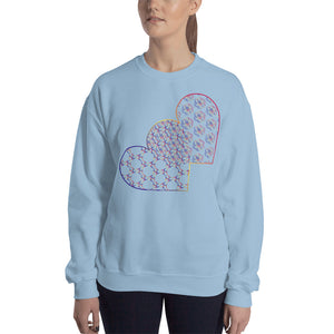 Complementary Hearts Unisex Sweatshirt