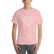 Load image into Gallery viewer, Pastel Crochet Lace Heart Short Sleeve T-Shirt
