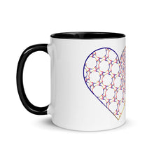 Load image into Gallery viewer, Complementary Hearts Mug with Color Inside
