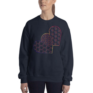 Complementary Hearts Unisex Sweatshirt