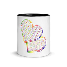 Load image into Gallery viewer, Sweetheart Box Multicolor Mug with Color Inside

