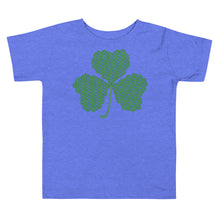 Load image into Gallery viewer, Crochet Lace Celtic Knots Shamrock Toddler Short Sleeve Tee

