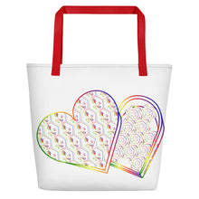 Load image into Gallery viewer, Sweetheart Box Multicolor Beach Bag

