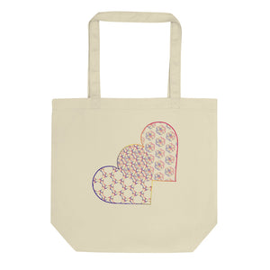 Complementary Hearts Eco Tote Bag