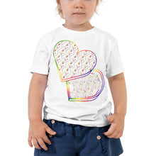 Load image into Gallery viewer, Sweetheart Box Multicolor Toddler Short Sleeve Tee
