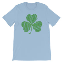 Load image into Gallery viewer, Crochet Lace Celtic Knots Shamrock Short-Sleeve Unisex T-Shirt
