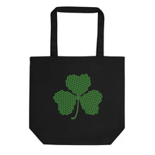 Load image into Gallery viewer, Crochet Lace Celtic Knots Shamrock Eco Tote Bag
