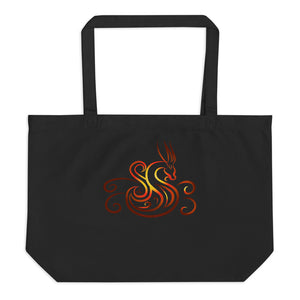 Delighted Stylus Studio Dragon Large organic tote bag