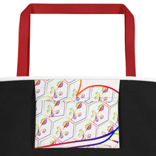 Load image into Gallery viewer, Sweetheart Box Multicolor Beach Bag
