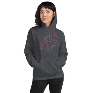 Complementary Hearts Unisex Hoodie